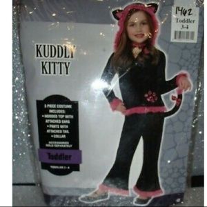 Kuddly Kitty 3 Piece Costume Toddler 3-4